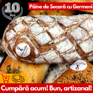 Pâine de Secară cu Germeni: Sănătoasă și Nutritivă | Mons Mellis 600g