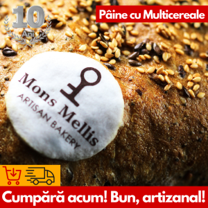 Pâine cu Multicereale Artizanală | Nutriție și Gust | Mons Mellis 400g
