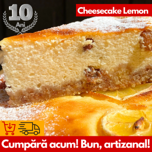 Cheesecake Lemon cu Brânză Dulce