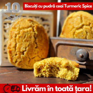 Turmeric și mirodenii (pudră)- 240g (Cutie de 6 Biscuiți)